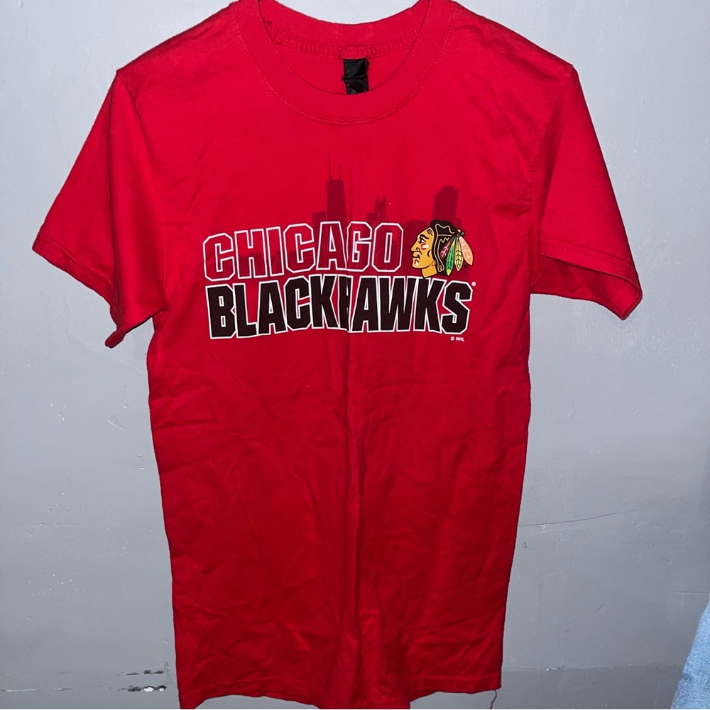 Chicago Blackhawks Unisex Tee (Hanes M Small)